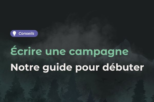 campagne jdr ecrire