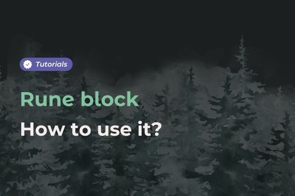rune block lore