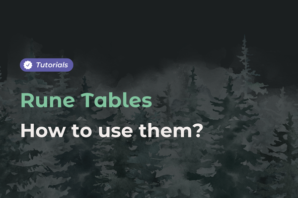 rune tables